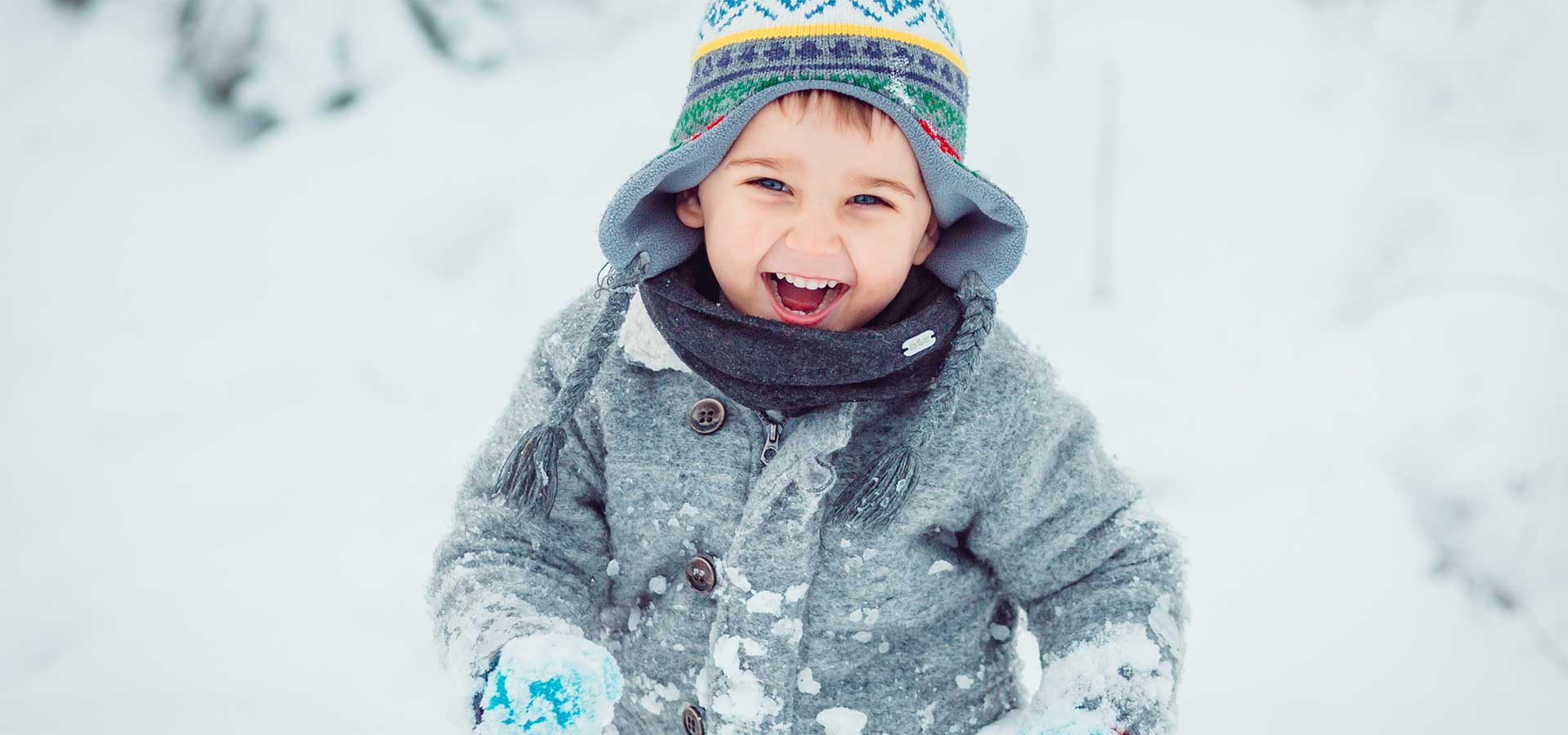 پوشش مناسب کودک در زمستان